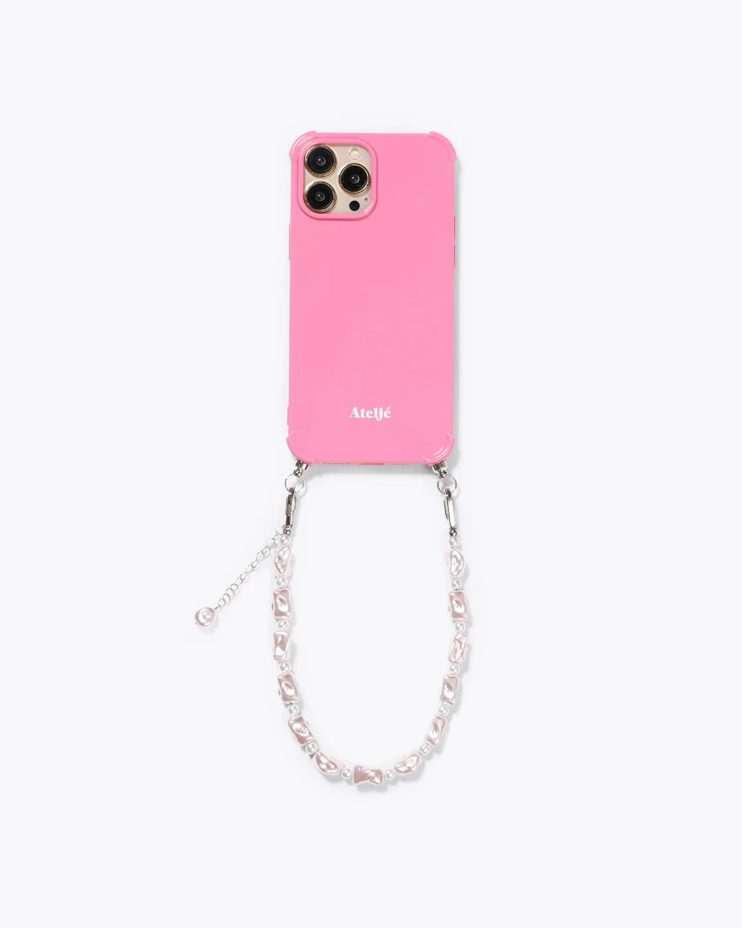 Atelje pink pearl cord silver - Image 6