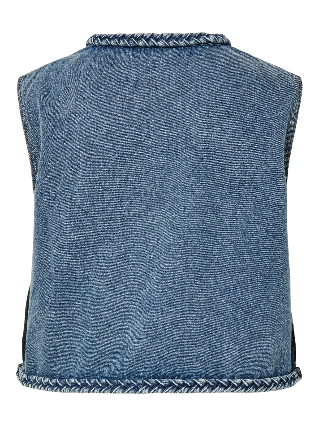 Bell denim storm gilet light blue - Image 4