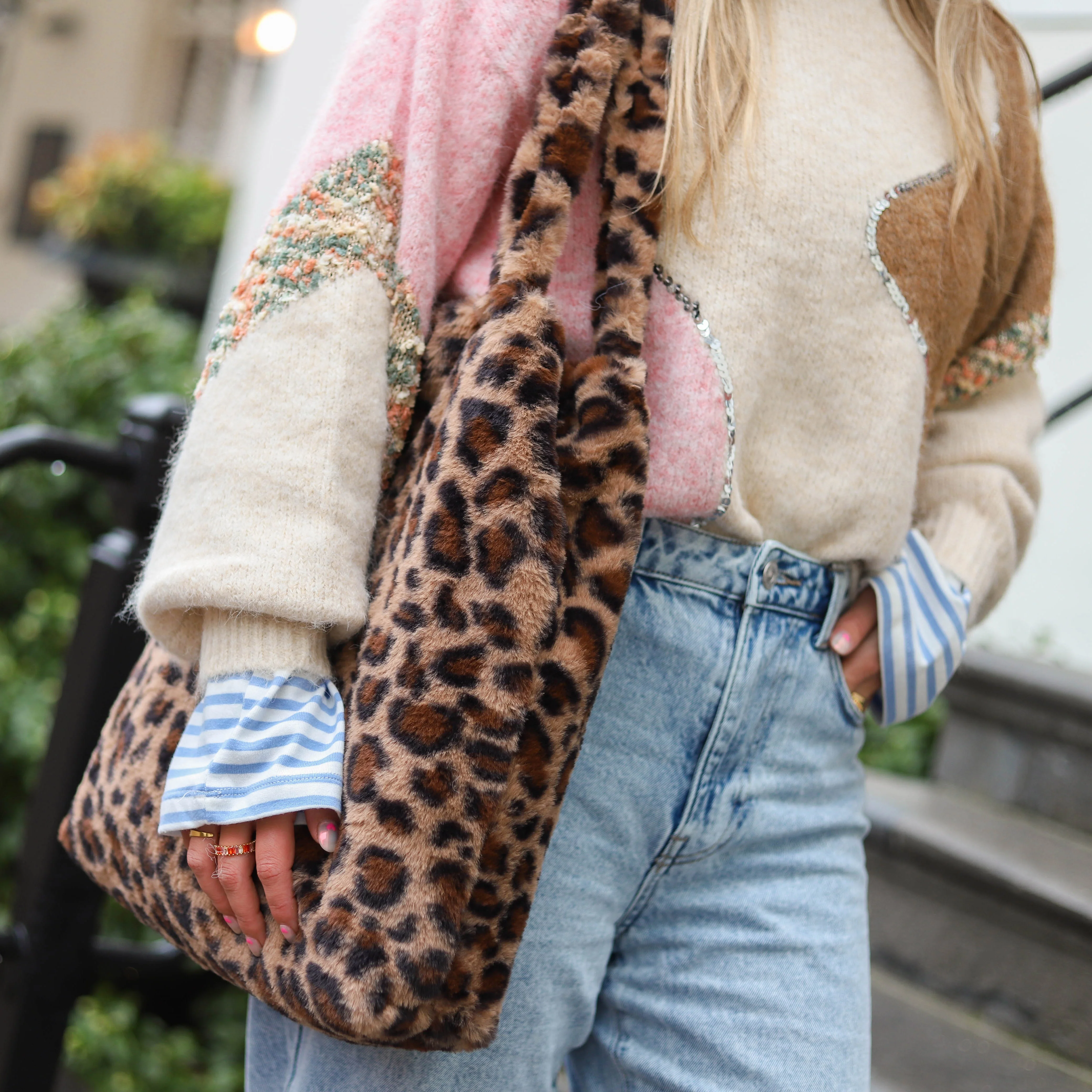 Bulu faux fur shopper leopard - Image 2