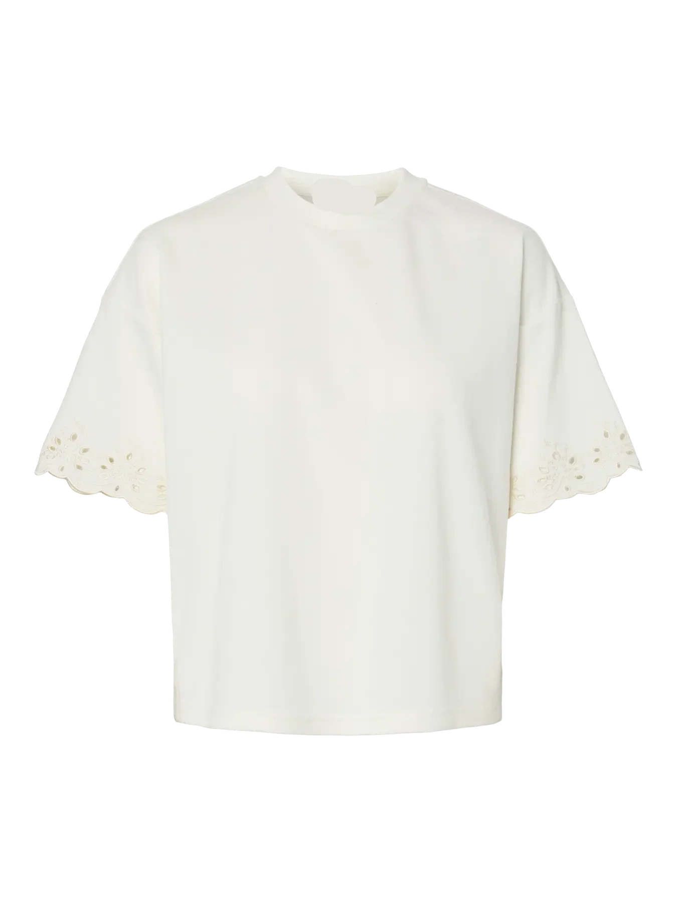Chilli summer broderie tee cloud