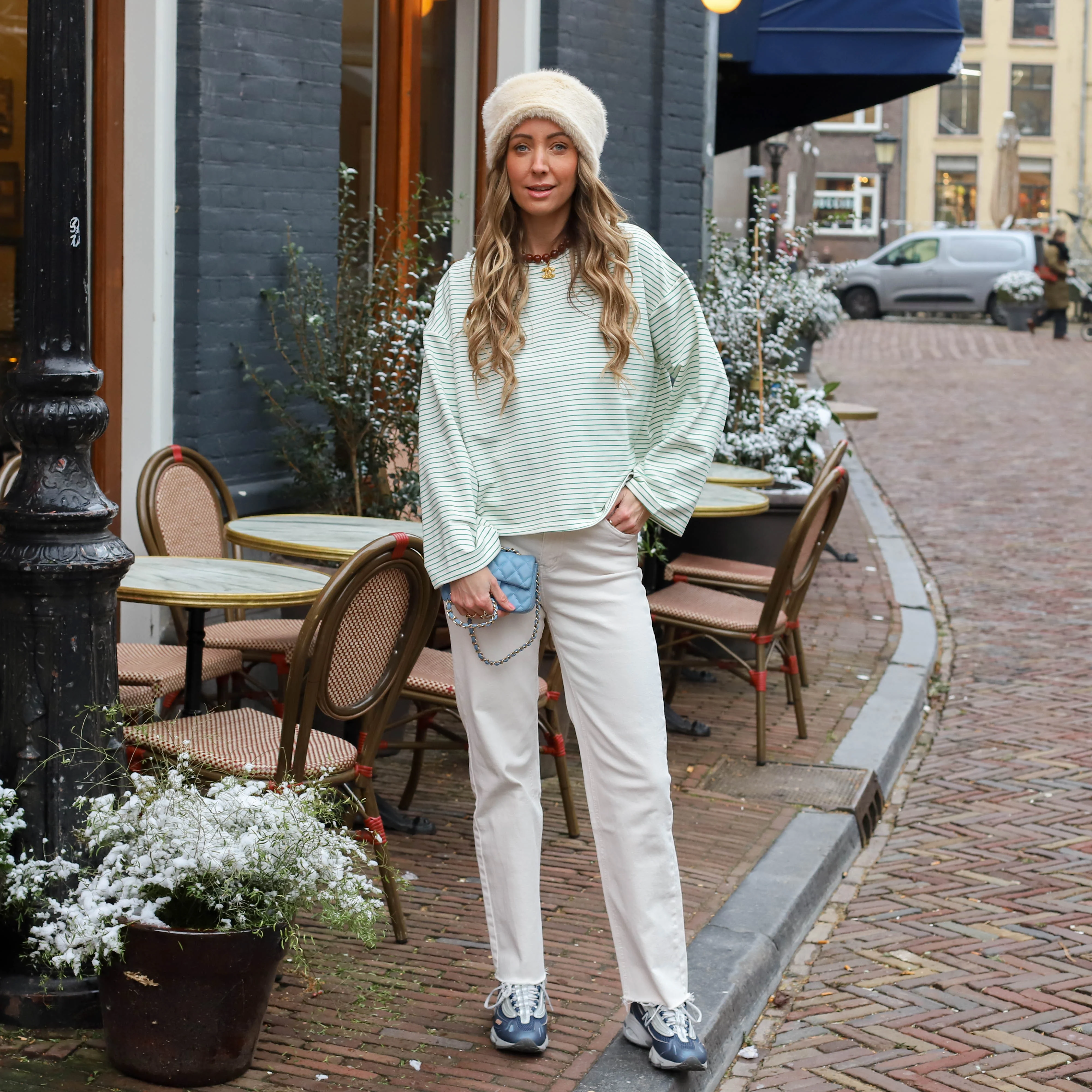 Denim jeans off white - Image 8