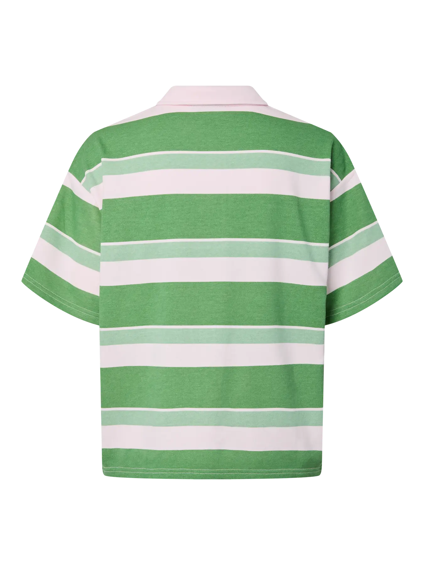 Gippy polo sweater top cradle pink green - Image 7