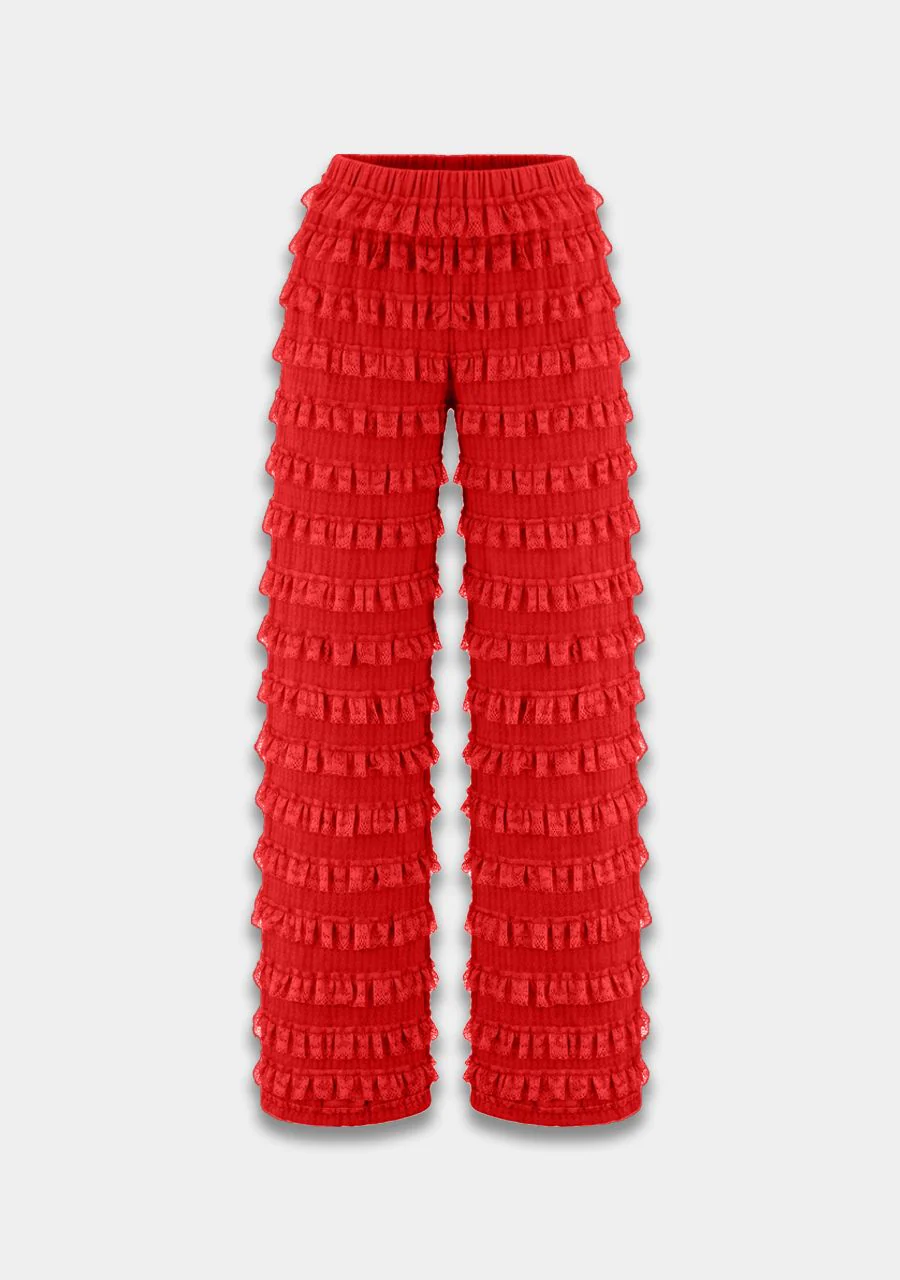 Harper & Yve Lo pants high risk red - Image 5