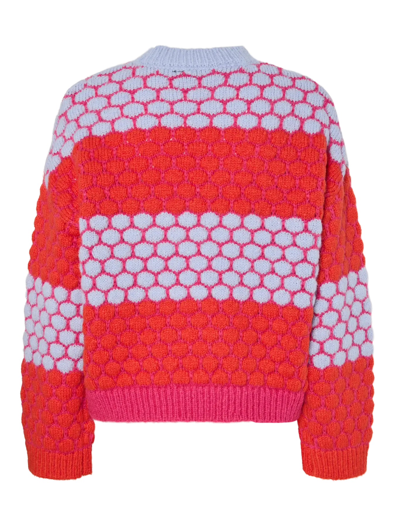 Janel knit beetroot purple honeycomb - Image 6