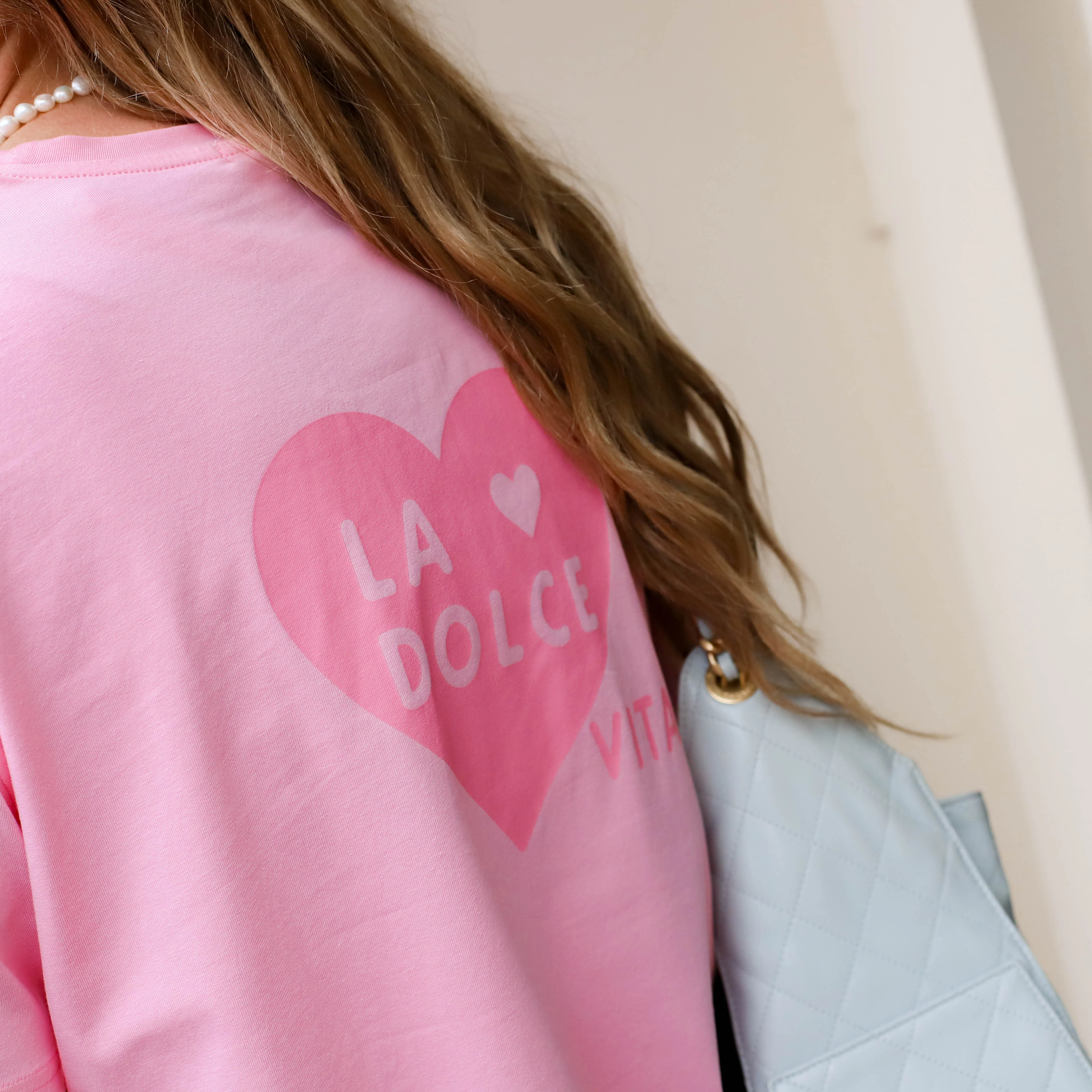 La dolce vita tee roze - Image 2