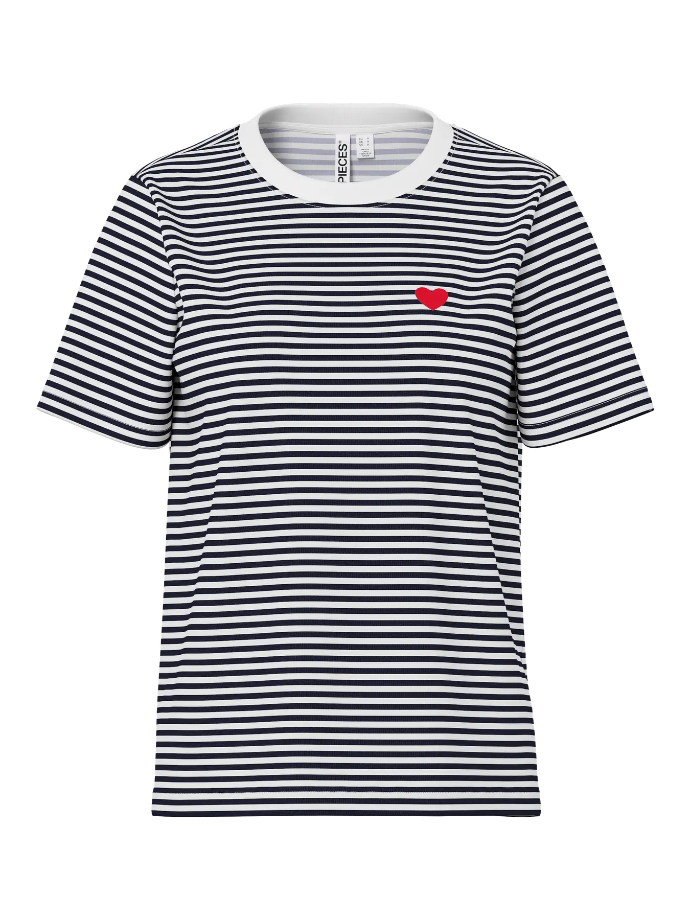 Mila heart tee cloud dancer blue