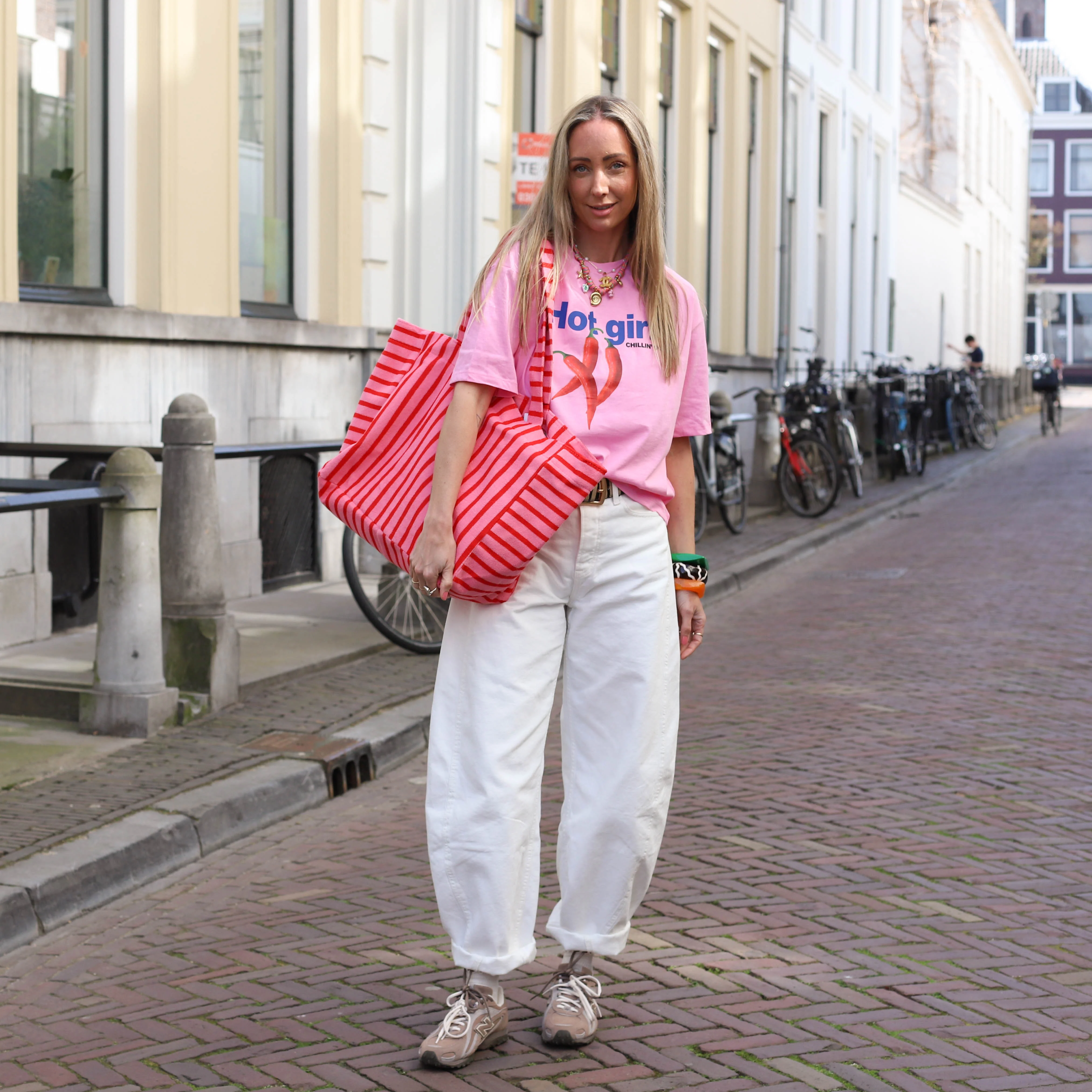 Noisy May Carla shirt roze - Image 5