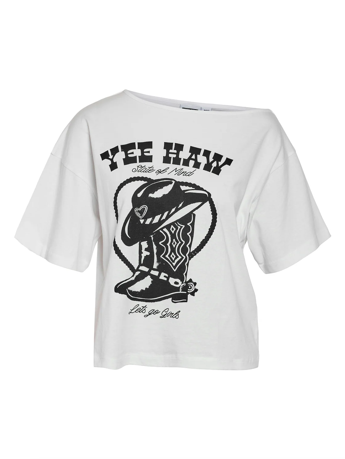 Noisy May Vilma off shoulder shirt yee haw - Image 2