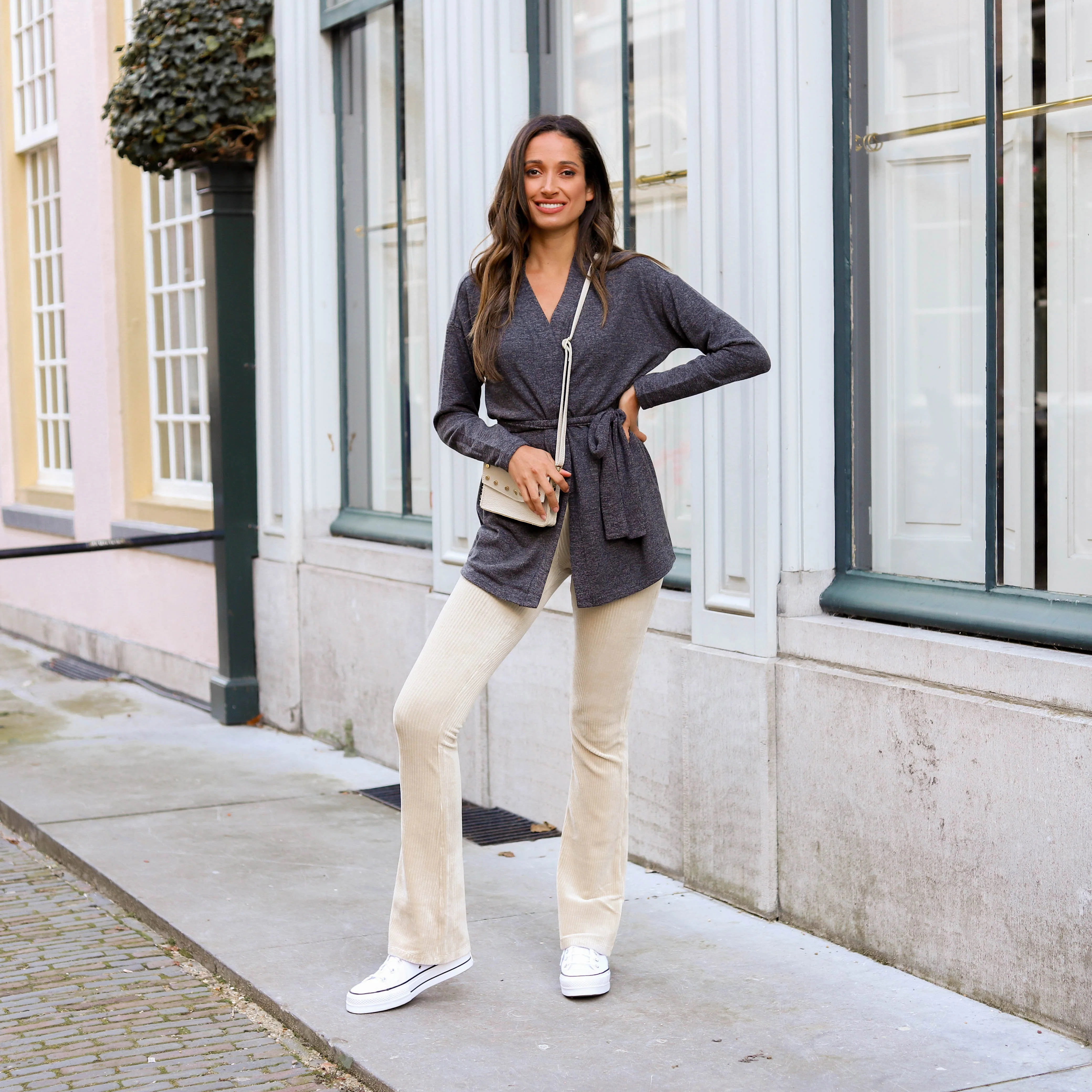 Pam Cardigan donkergrijs - Image 4