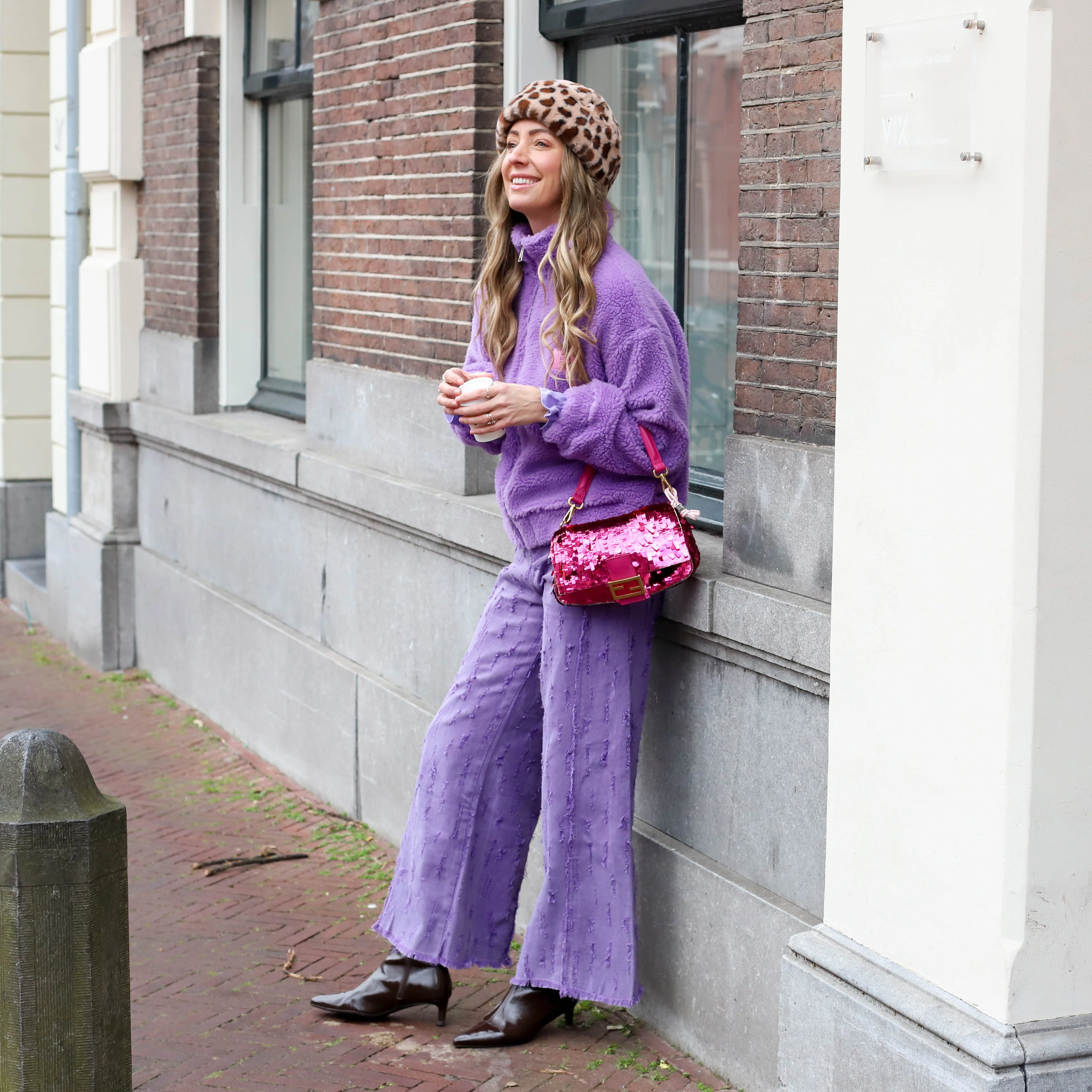 Refined Department damaged denim pants DAIN purple - Image 10