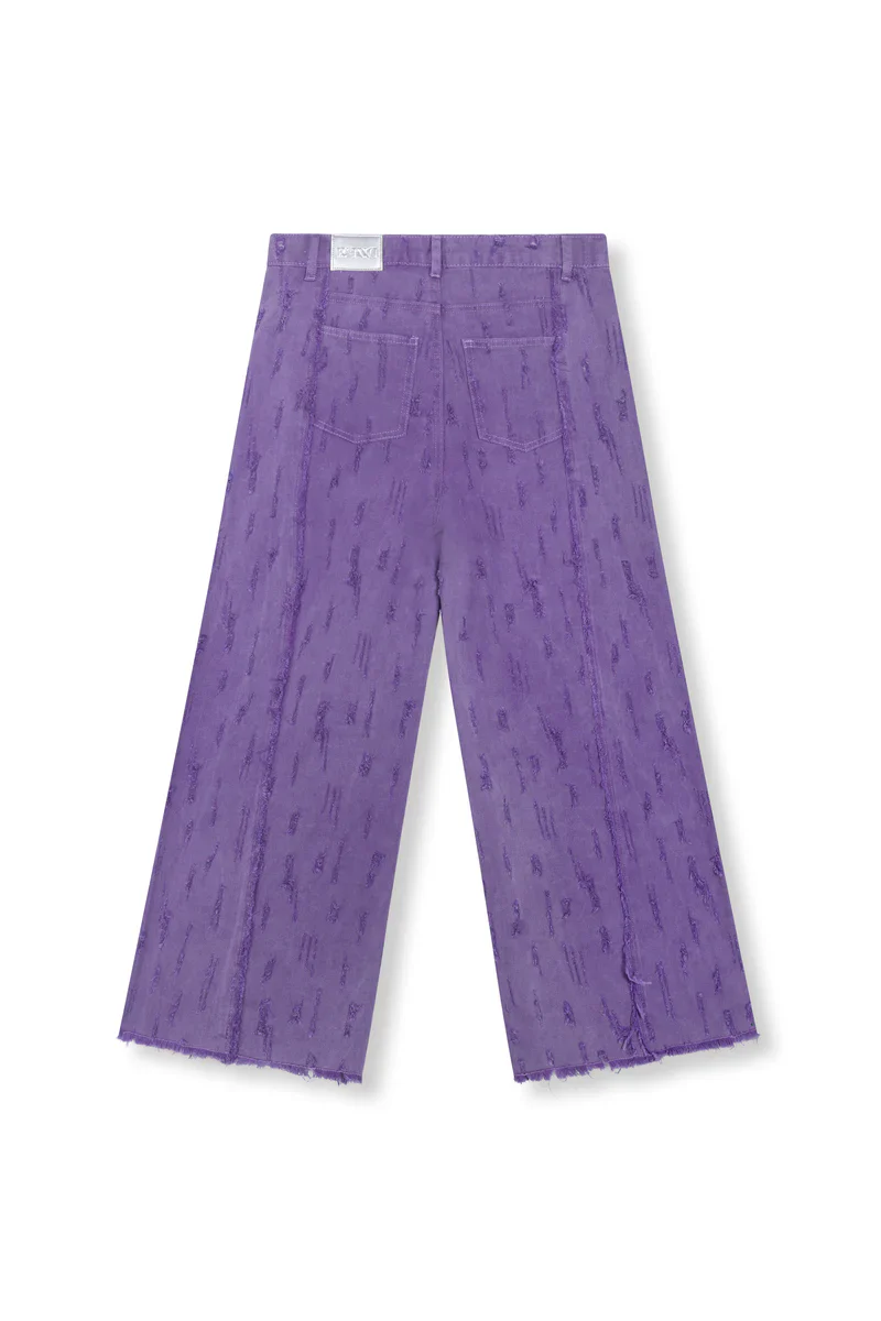 Refined Department damaged denim pants DAIN purple - Image 14