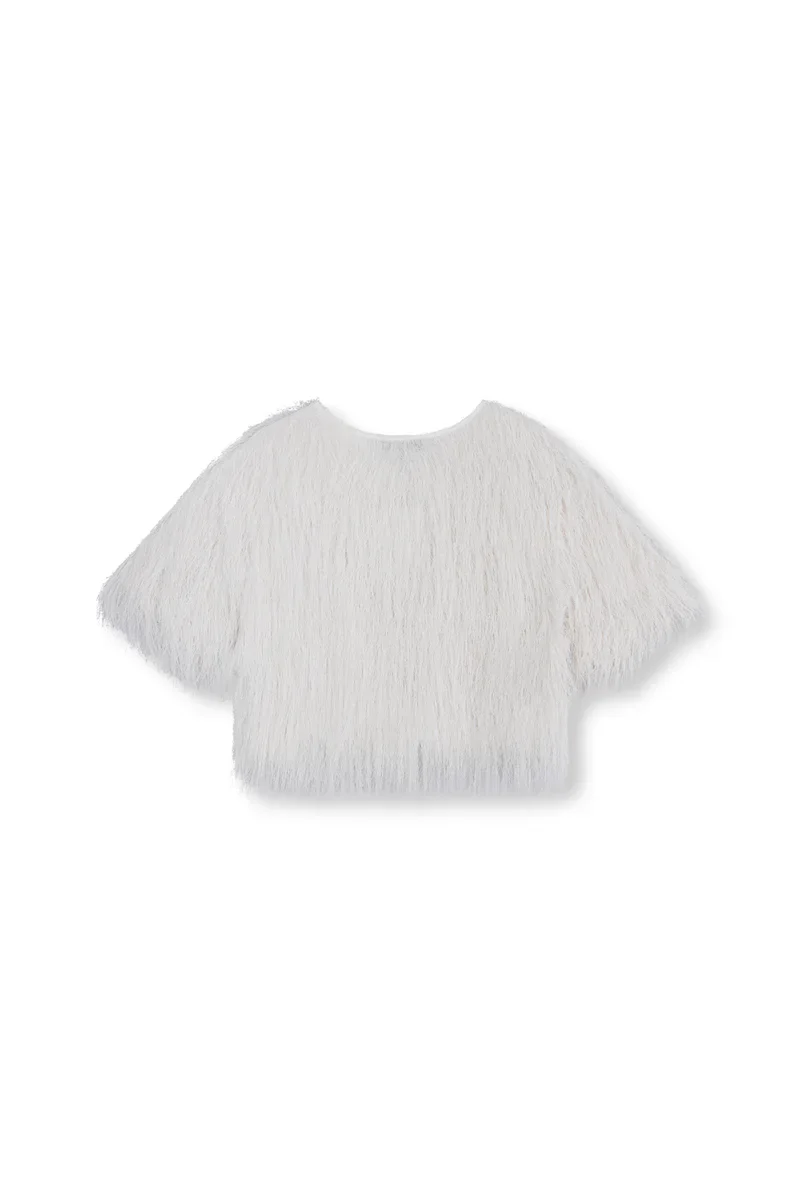 Refined Department woven cropped fringes blouse Fayenna - Image 7