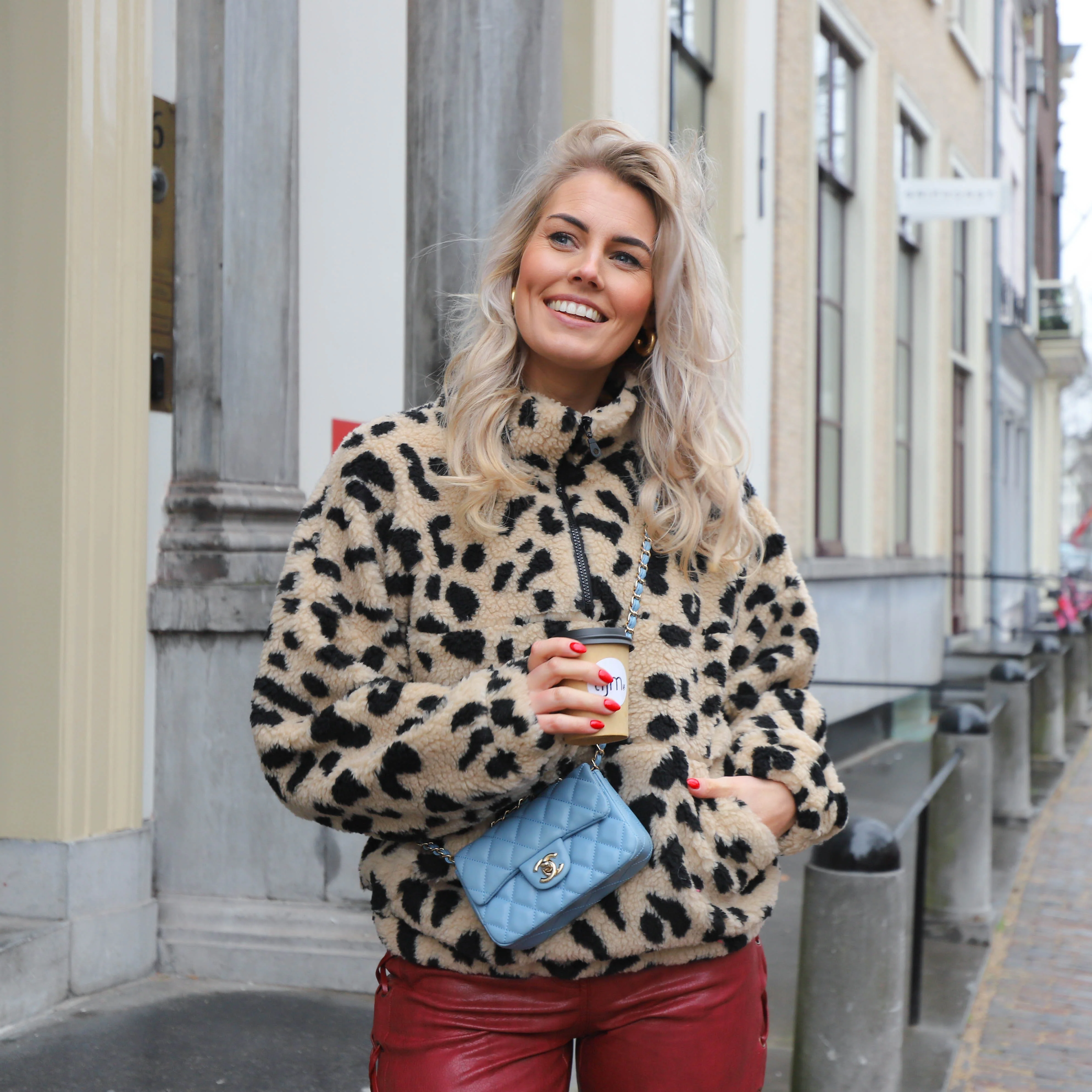 Teddy jack leopard ecru