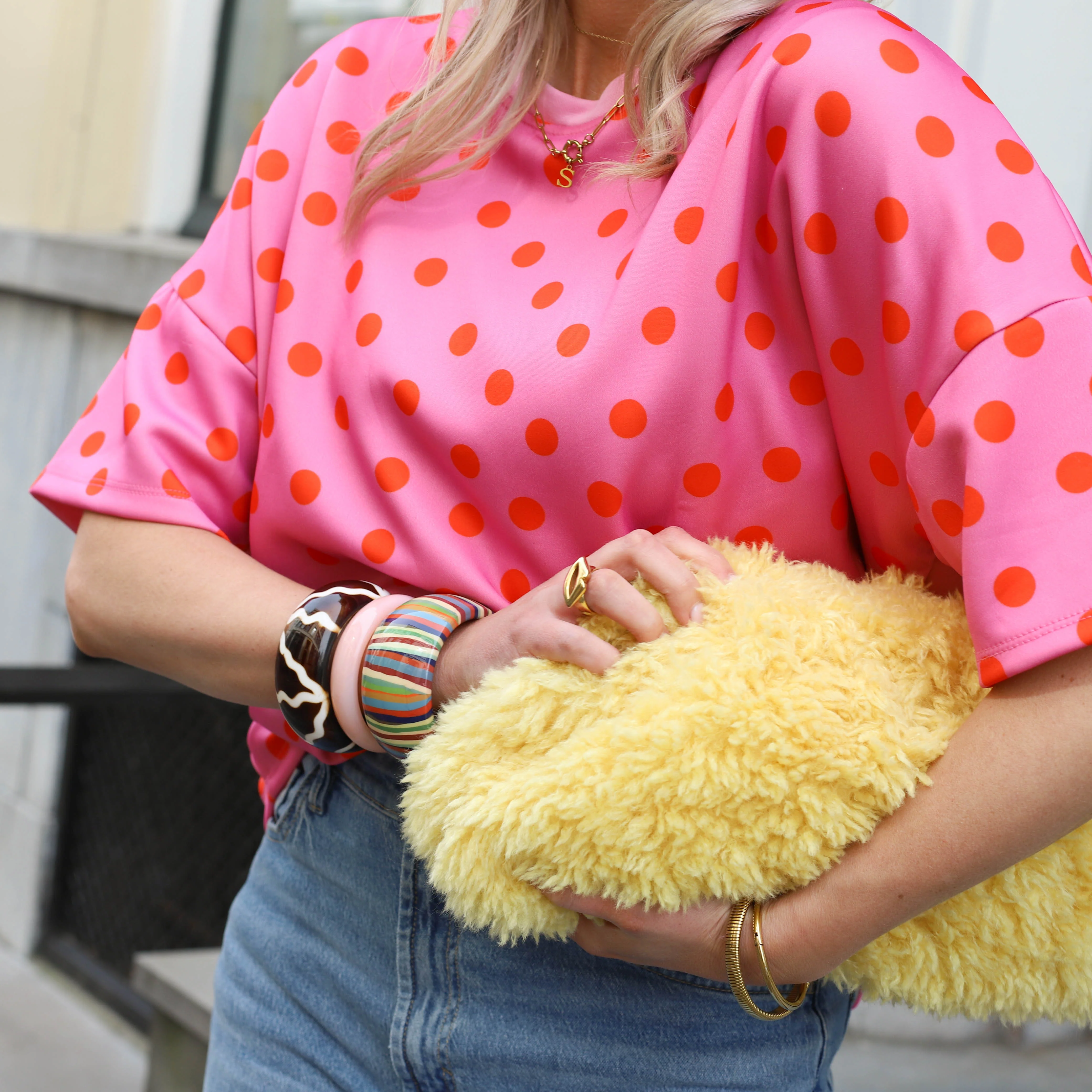 Top Dots roze rood - Image 2