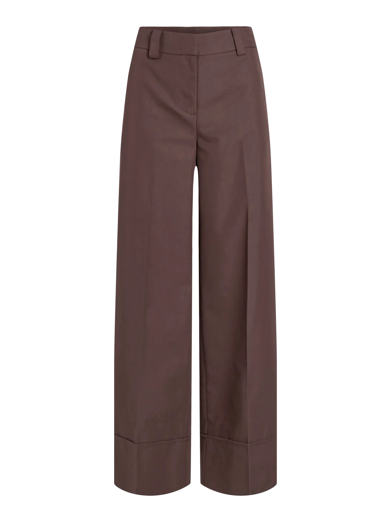 Vila Rou Fransiska pants seal brown