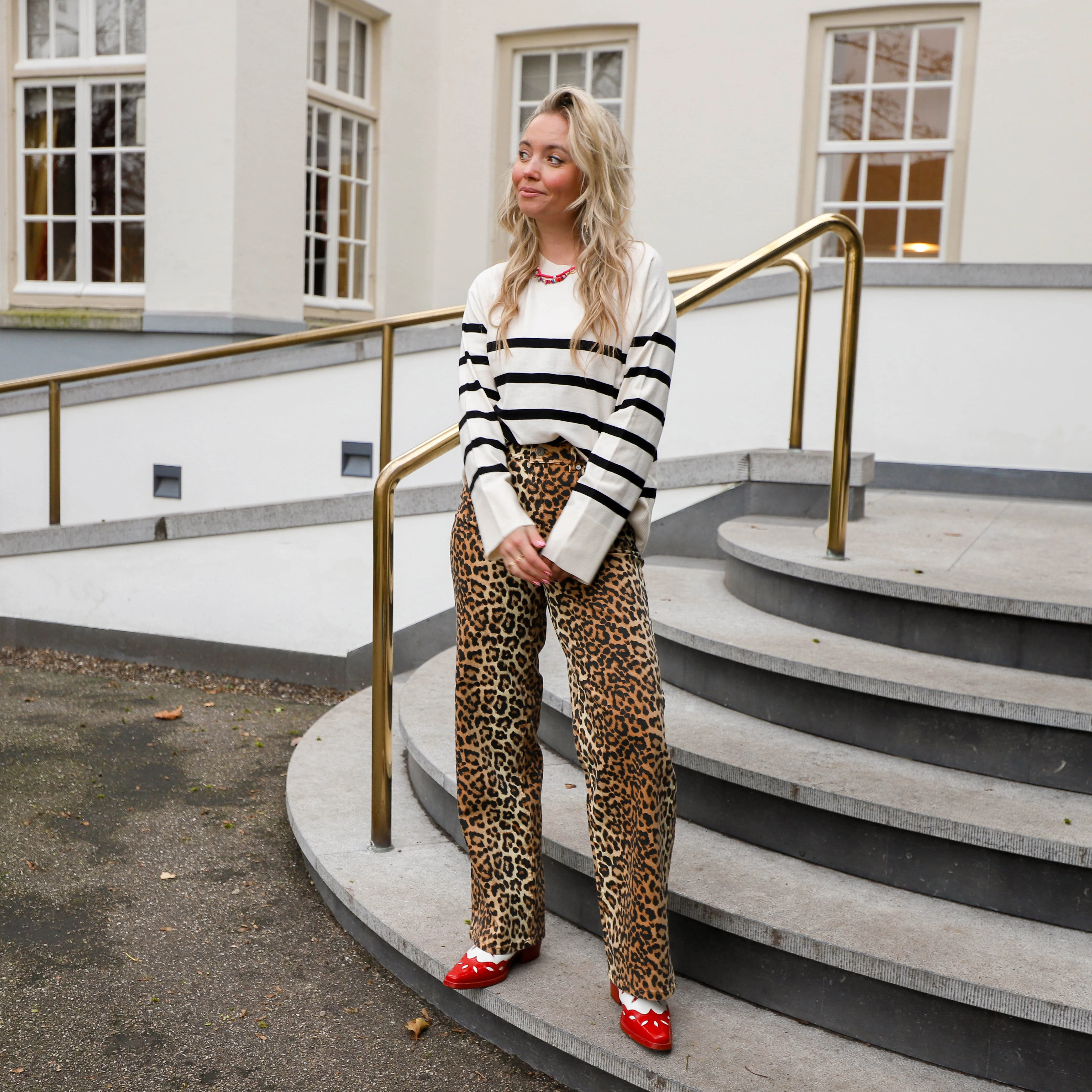 YAS Leonora jeans leopard - Image 10