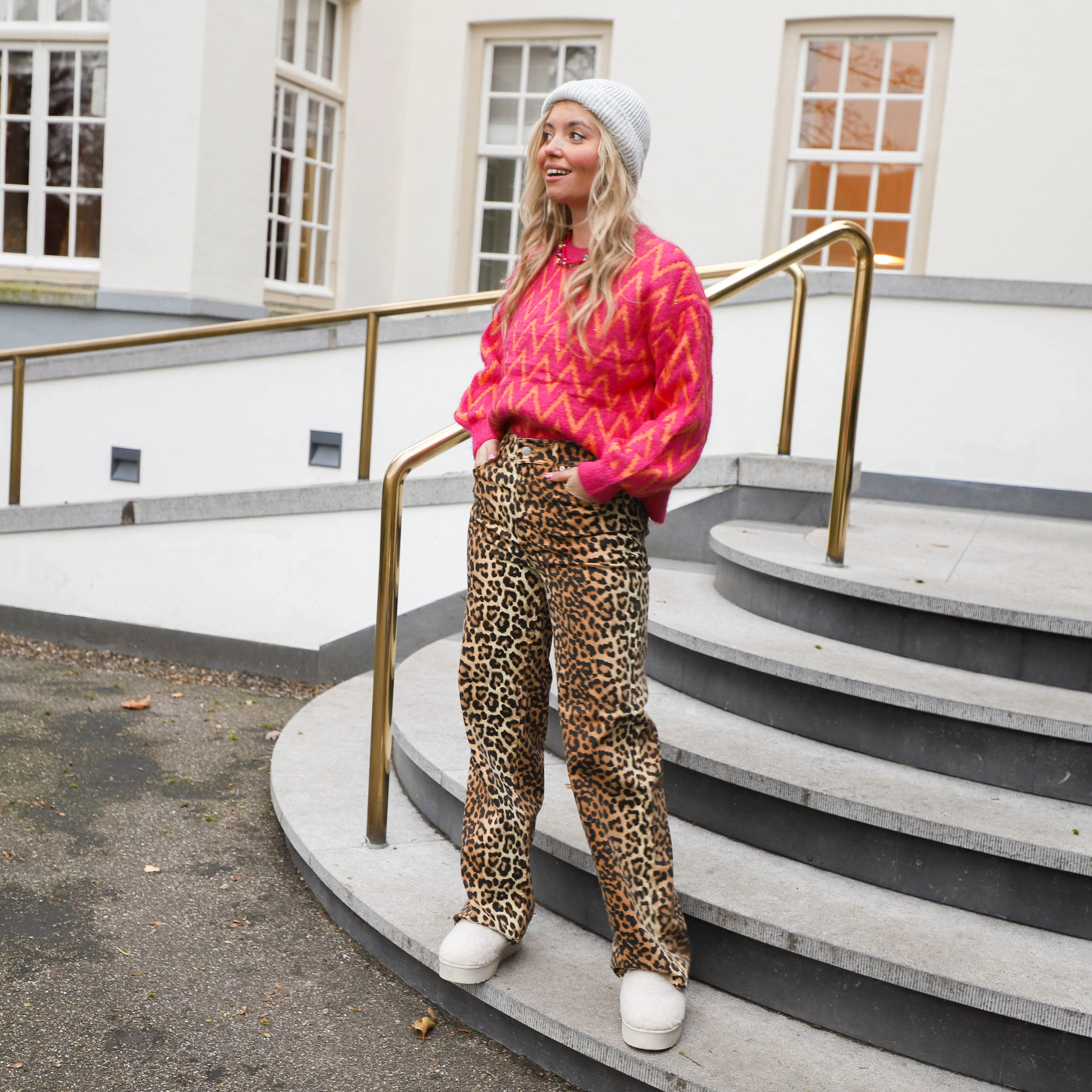 YAS Leonora jeans leopard - Image 12