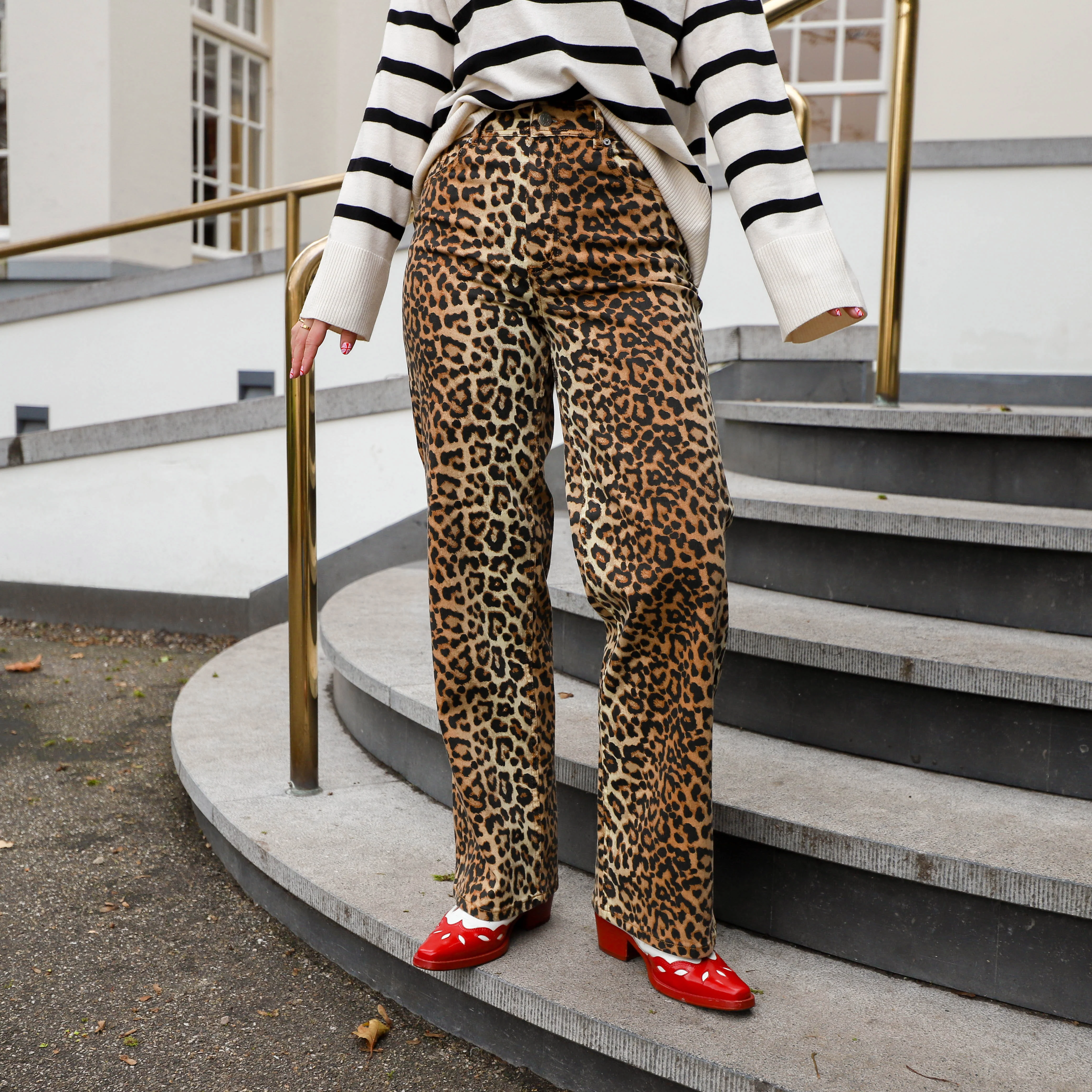 YAS Leonora jeans leopard - Image 6