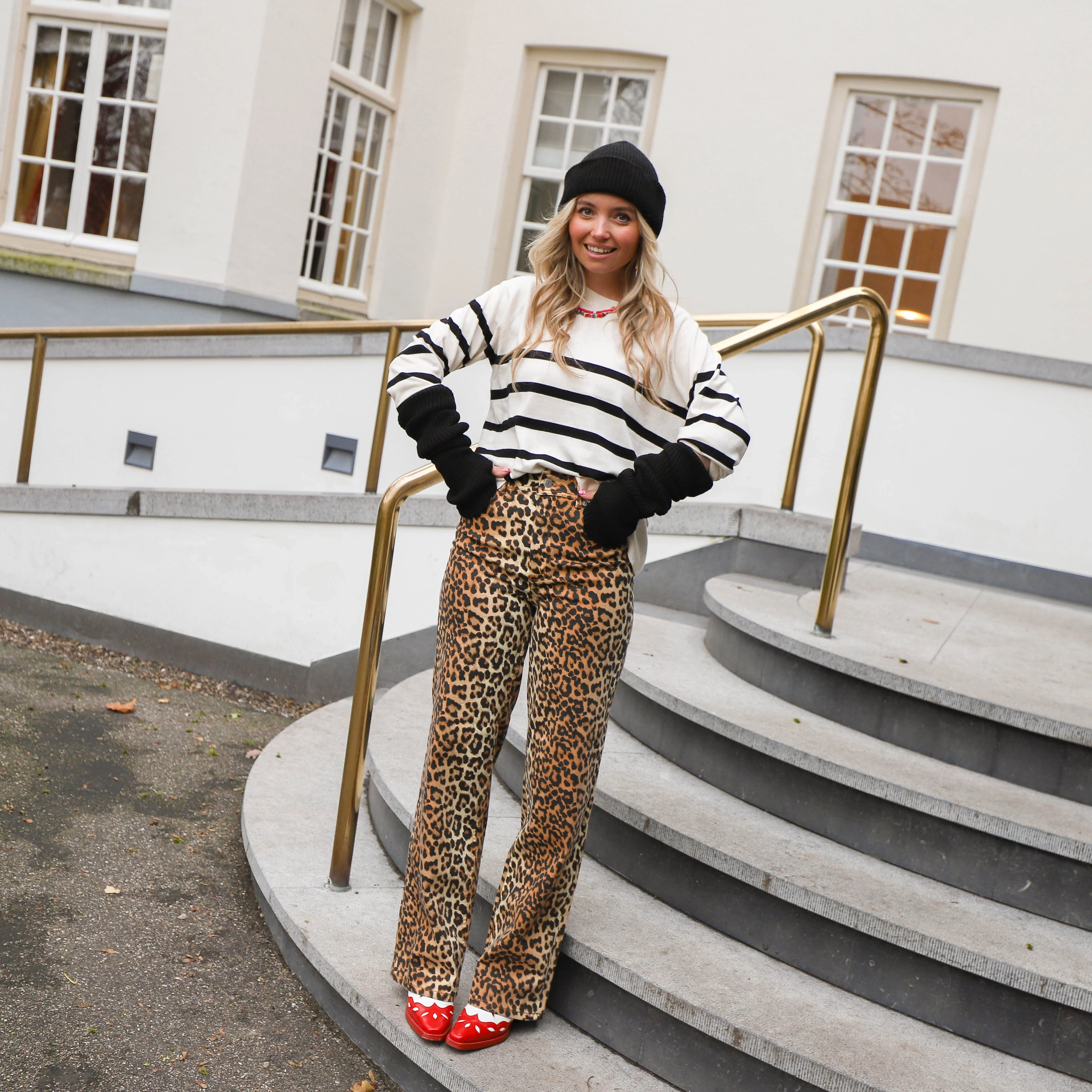 YAS Leonora jeans leopard - Image 7