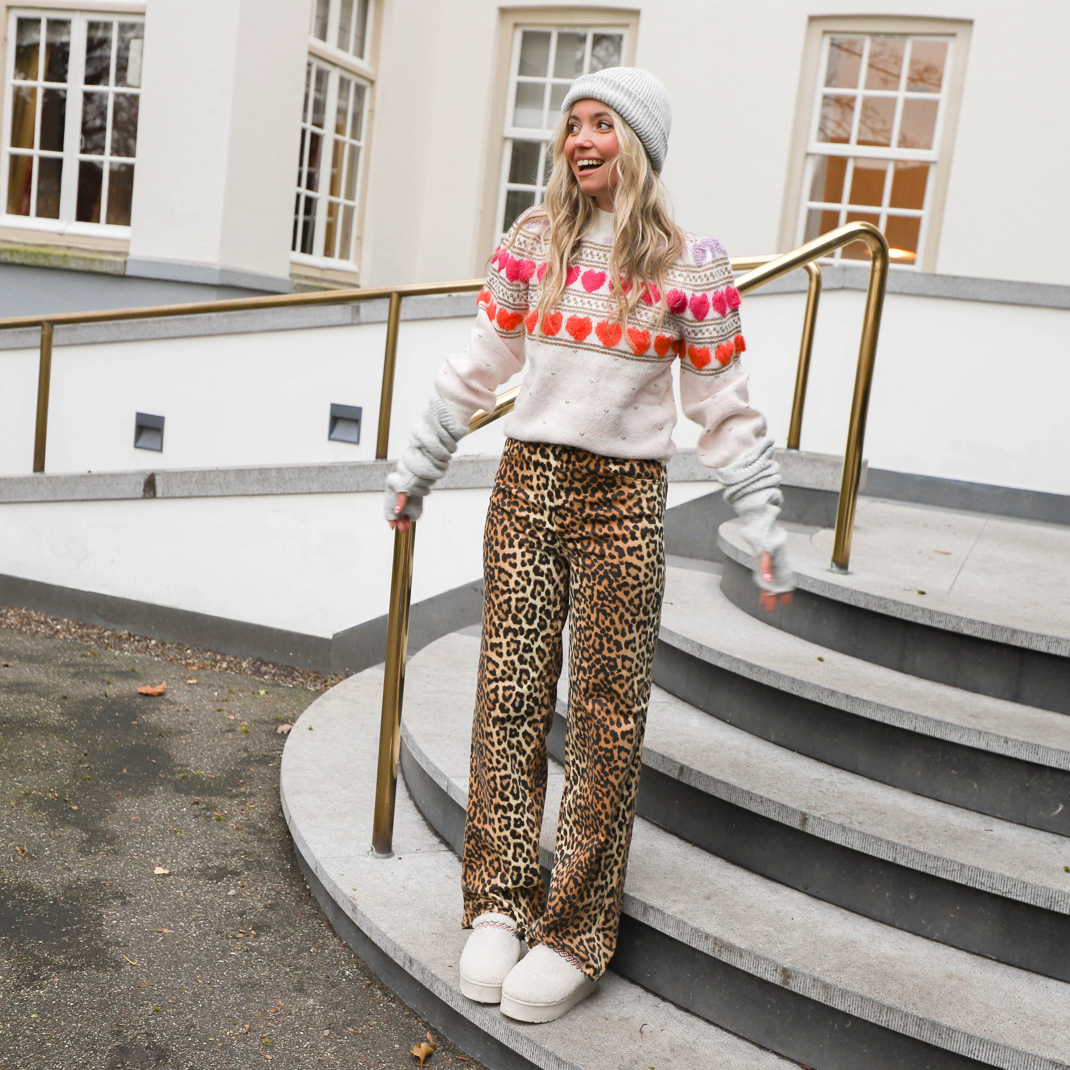 YAS Leonora jeans leopard - Image 9