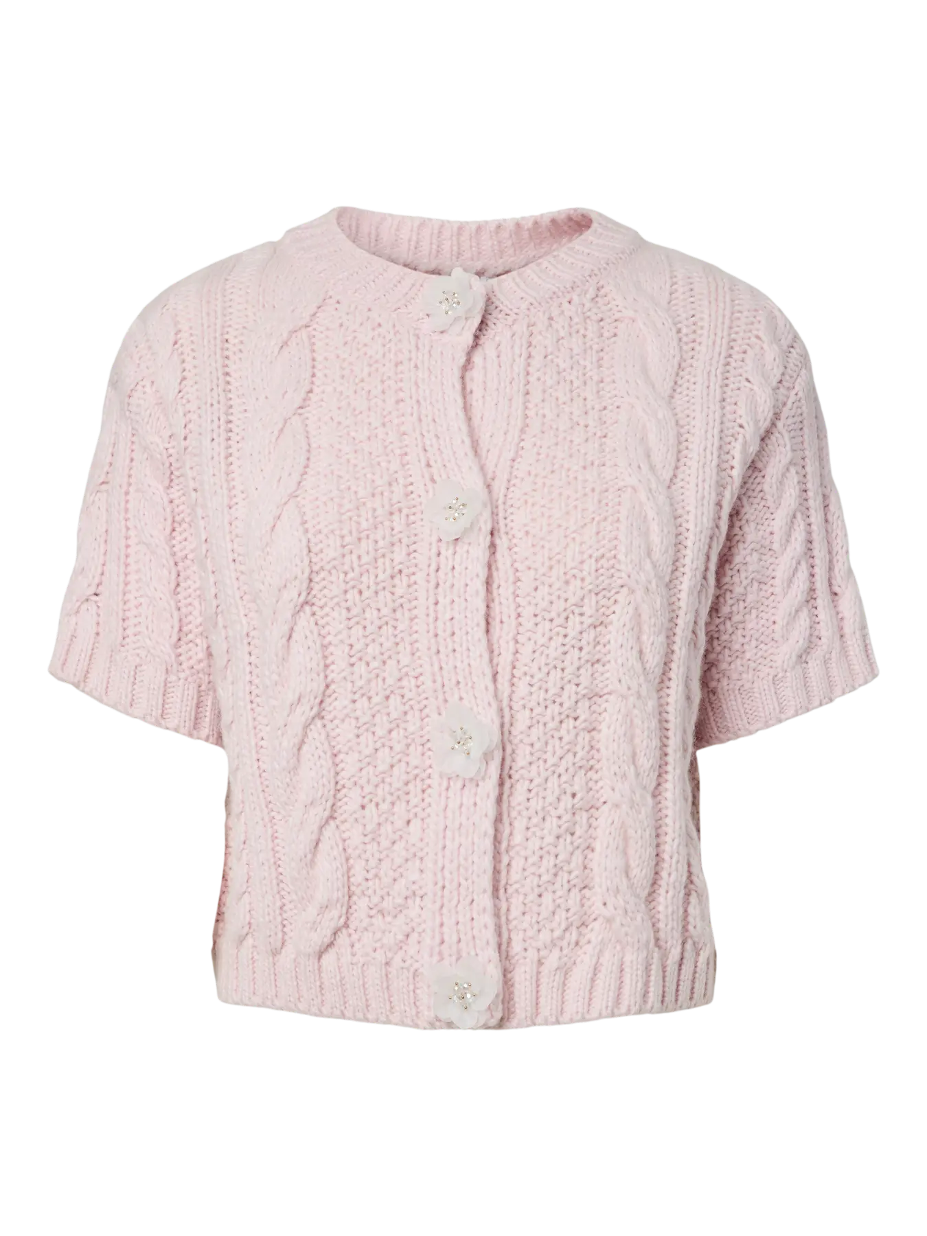 YAS Palila Knit Cardigan Pale Lilac - Image 2