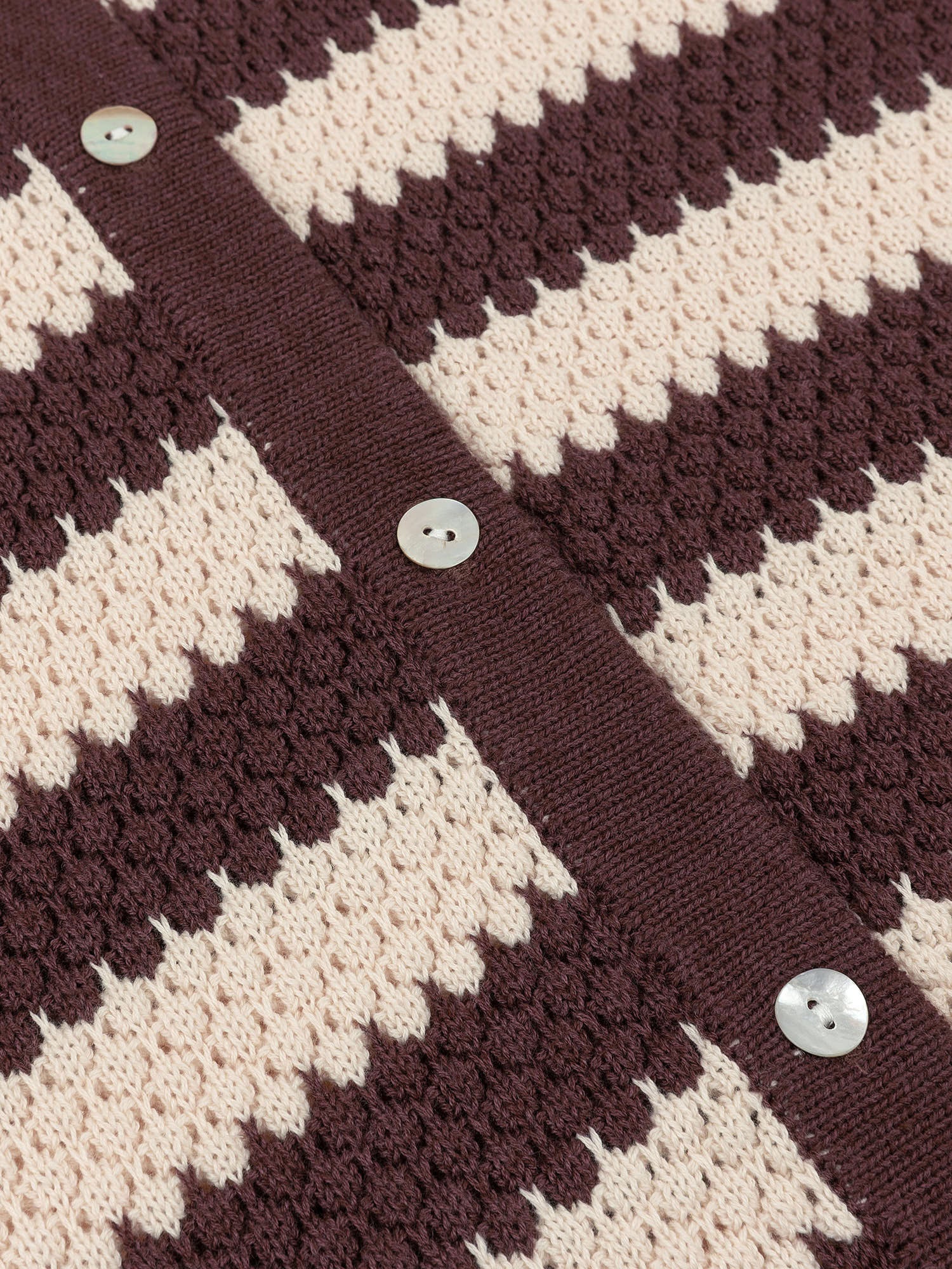 Ydence Knitted top Janouk Brown/ecru - Image 4